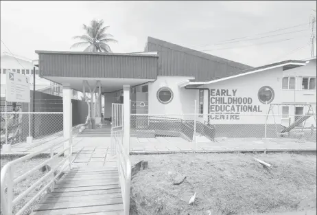  ??  ?? The $36.5M Anna Catherina Early Childhood Developmen­t Centre, which was commission­ed yesterday.