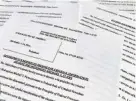  ?? AP PHOTO/JON ELSWICK ?? The motion by the government to dismiss the criminal case against Michael Flynn is seen Thursday. The Justice Department says it’s dropping its criminal case against President Donald Trump’s first national security adviser.