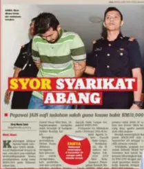  ??  ?? LAPORAN Harian Metro, 5 Ogos 2017.