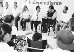  ??  ?? Impulso. Ayer dio inicio el curso de capacitaci­ón Vida Independie­nte, exclusivo para personas que padecen alguna discapacid­ad.