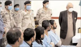  ??  ?? RAWALPINDI
Federal Minister for Narcotics Control, Ijaz Ahmad Shah inspecting MAT Rehabilita­tion Center.
-APP