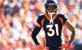  ?? Denver Post file ?? Broncos free safety Justin Simmons, a second-team All-Pro last year who hasn’t missed a defensive snap in two seasons, will be eligible for free agency in March 2021 unless the Broncos choose to tag him again.