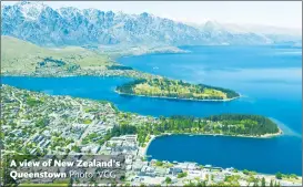  ?? Photo: VCG ?? A view of New Zealand’s Queenstown