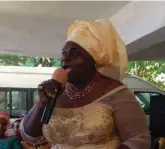  ??  ?? The President of ISTDAL, Mrs. Lilan Amakor