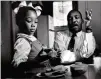  ?? JAMES KARALES / HIGH MUSEUM ?? A 1962 photo shows Yolanda King and her father Martin Luther King Jr. together at their home. Her father’s message of nonviolenc­e permeated her career.
