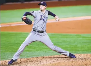  ?? TOM PENNINGTON GETTY IMAGES ?? Blake Snell helped Tampa Bay reach the World Series and could be available in trade this offseason.