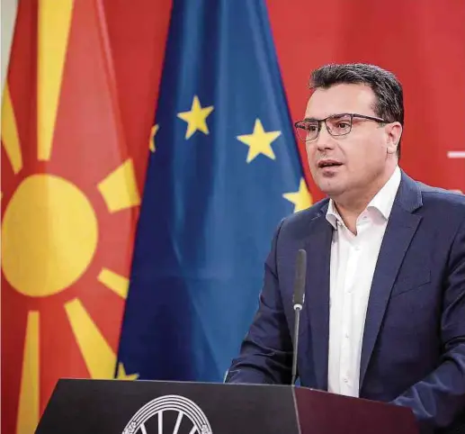 ?? Foto: RNM ?? Der Sozialdemo­krat Zoran Zaev (46) gilt als einer der wenigen resoluten Reformer auf dem Westbalkan.