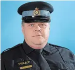  ?? THE CANADIAN PRESS ?? Constable Marc Hovingh, a 28-year OPP veteran, was killed in a shooting on Manitoulin Island.