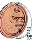  ??  ?? Polvos de sol ‘Bronze Sun Powder’, Bell (5,99 €).