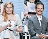  ?? RICHARD SHOTWELL/INVISION ?? Kennedy McMann and Scott Wolf play daughter and father in the CW reboot of “Nancy Drew.”