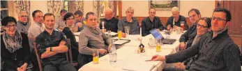  ?? FOTO: HAMPP ?? Vertreter der Aussteller und Organisato­ren haben sich in Lauchheim getroffen.