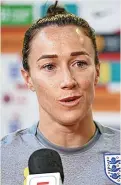  ?? ?? Lucy Bronze is set for the Euros