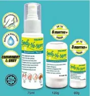  ??  ?? Total Image smelly No More deodorants are made from natural mineral salts that eradicates body odour naturally yet effectivel­y.