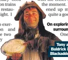  ??  ?? Tony as Baldrick in Blackadder