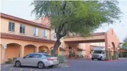  ?? MICHAEL CHOW/ THE REPUBLIC ?? Pennington Gardens Assisted Living home in Chandler has had 13 resident die of COVID-19.