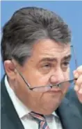  ?? REUTERS ?? Odlučan Sigmar Gabriel