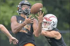  ?? Steph Chambers/Post-Gazette ?? Senior Dante Collins missed time last year due to injury but is healthy and ready to catch passes for Beaver Falls.