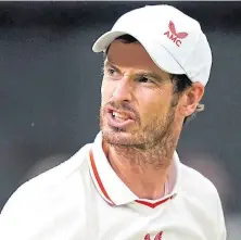  ?? ?? Andy Murray was victorious in Abu Dhabi yesterday.