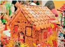  ??  ?? From France : The gingerbrea­d house that attracted much attention