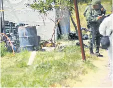  ?? /Foto: Staff ?? Un hombre fue asesinado en su cuarto en El Milagro.