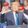  ?? FOTO: AFP ?? US-Präsident Donald Trump bekommt Gegenwind.