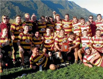  ?? SUPPLIED ?? The Waihou Rugby Football and Sports Club Senior A side has made the finals of the Thames Valley Rugby Union premier club final.