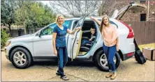  ??  ?? Tammy Zielnicki, left, needed a car that would accommodat­e grandson Aiden and daughter Kimberly’s music gear.
AMY CASTNER / FOR STATESMAN CONTENT MARKETING