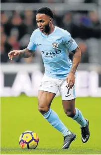  ?? Picture: GETTY IMAGES/CHRIS BRUNSKILL LTD ?? IN CONTROL: Raheem Sterling, of Manchester City, in action against Newcastle