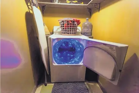  ?? COURTESY OF MEOW WOLF ?? The whimsical world inside Meow Wolf features a dryer that takes you to another dimension.