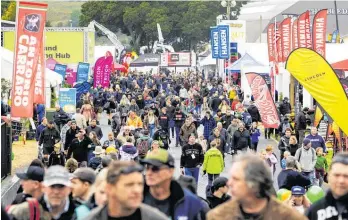  ?? ?? With the theme ‘same, same but different’, this year’s Fieldays at Mystery Creek are being held at a different time of year but a massive crowd is still expected.