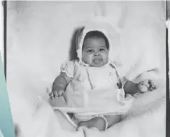  ??  ?? Michelle Obama as a baby