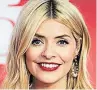  ??  ?? SUCCESS Holly Willoughby