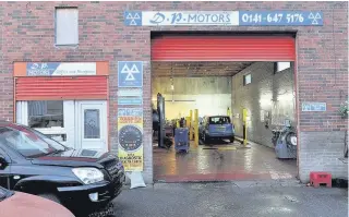  ??  ?? Theft Duncan Welsh broke into DP Motors’ garage in Cathcart Place and stole a diagnostic machine and tools worth a total of £4988