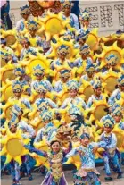  ??  ?? The grand parade is the highlight of the Sinulog celebratio­n.