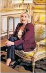  ??  ?? Marine Le Pen. Líder de la Agrupación Nacional.