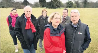  ??  ?? Long fight: Pictured in 2010, objectors to Bristol Zoo customers’ parking on Clifton Down. From the left, Nikii Champagnie, Gordon Tucker, Dorothy Field, Susan Carter, Alex Dunn, and Richard Harris