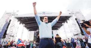  ??  ?? ¿SERÁ? Rosselló puede utilizar “en cualquier candidatur­a electiva” el dinero que recaudó su comité de campaña, cifra estimada en más de $2 millones.