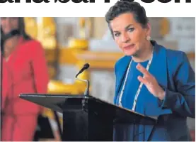  ?? ARCHIVO. ?? Christiana Figueres es la mujer más poderosa de la región.