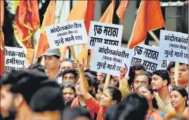  ??  ?? The top court was hearing a challenge to a law passed by Maharashtr­a in 2018 providing reservatio­n to Marathas, breaching the 50% limit in reservatio­n.