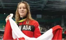  ?? MARK BLINCH/COC FILE PHOTO ?? Canadian Penny Oleksiak’s record-breaking medal haul in the pool in Rio plays tricks with the numbers when evaluating Own the Podium.