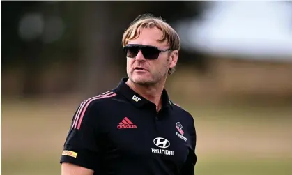  ?? Photograph: Joe Allison/Getty Images ?? Scott Robertson will coach the All Blacks from 2024 until the 2027 Rugby World Cup.