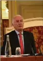  ??  ?? Gilles de Kerchove, coordinate­ur de l’UE pour la lutte contre le terrorisme, a clôturé jeudi dernier la série de conférence­s programmée par la Monaco Méditerran­ée Foundation.