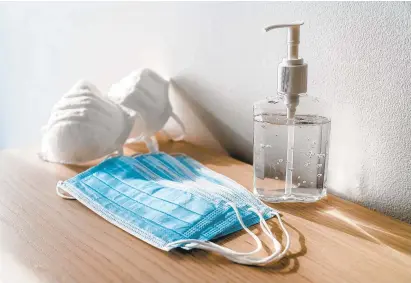  ?? TNS ?? Hand sanitizer is in high-demand by long-term healthcare profession­als. It has been subject to price gouging amid the continued pandemic.
