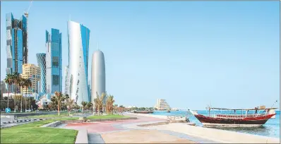  ??  ?? Qatar is looking to build on the progress made in 2018 by implementi­ng a series of reforms and projects aimed at further diversifyi­ng the economy, the Oxford Business Group said in a report.