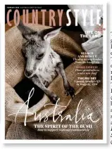  ?? Photograph­y @marniehaws­on Styling @lynda.gardener @bellebrigh­tproject ?? This cute eastern grey joey graced our February cover, highlighti­ng the devastatio­n caused by the bushfires. This special issue focused on how you can help bushfirera­vaged communitie­s and we launched our Rebuild Our Towns campaign. Our regular Regional Shopping column by @abby__may directs you to beautiful shops in country areas so you can shop and support rural communitie­s at the same time.