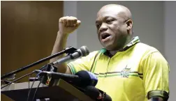 ?? PICTURE: MOTSHWARI MOFOKENG ?? ‘PROPAGANDA CAMPAIGN’: ANC leader Sihle Zikalala rejected as devoid of truth the Sunday Times report that ANC supporters of former president Jacob Zuma held secret talks to discredit President Cyril Ramaphosa and eventually remove him from the helm.