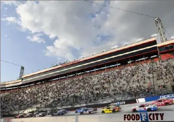  ?? Jared C. Tilton/Getty Images ?? NASCAR was allowed to sell up to 30,000 tickets for the Cup Series All-Star race Wednesday night in Brisol, Tenn., figuring to make it the largest crowd for any sporting event in the United States since March.