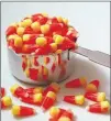  ?? FILE ?? An online poll reveals candy corn is the favored Halloween candy in Texas.