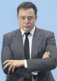  ??  ?? Elon Musk