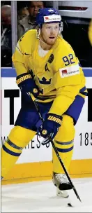  ?? Foto: EPA/SASCHA StEINBACH ?? vIll slå fInland. Gabriel Landeskog är taggad inför mötet med Lejonen.